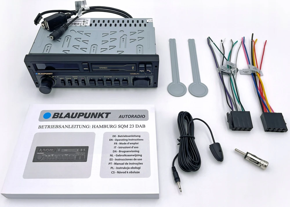 Automagnetola Blaupunkt automobilinis radijas Hamburg SQM 23 DAB