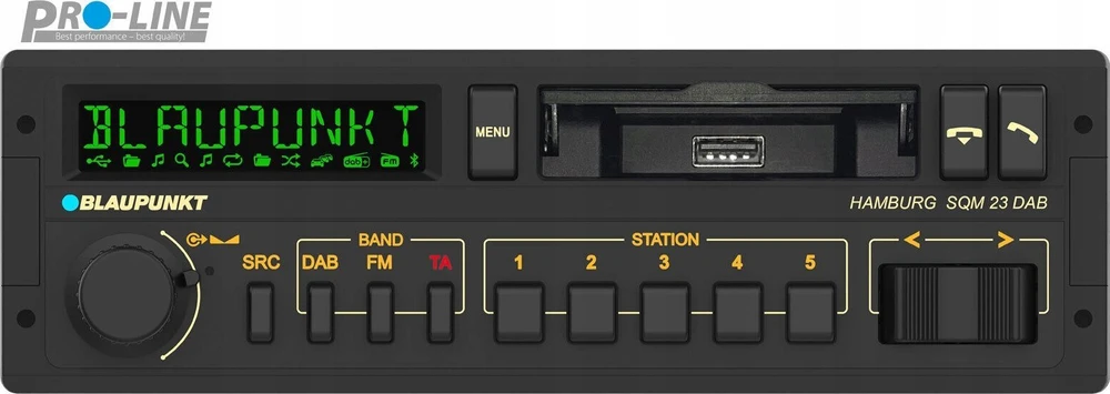 Automagnetola Blaupunkt automobilinis radijas Hamburg SQM 23 DAB