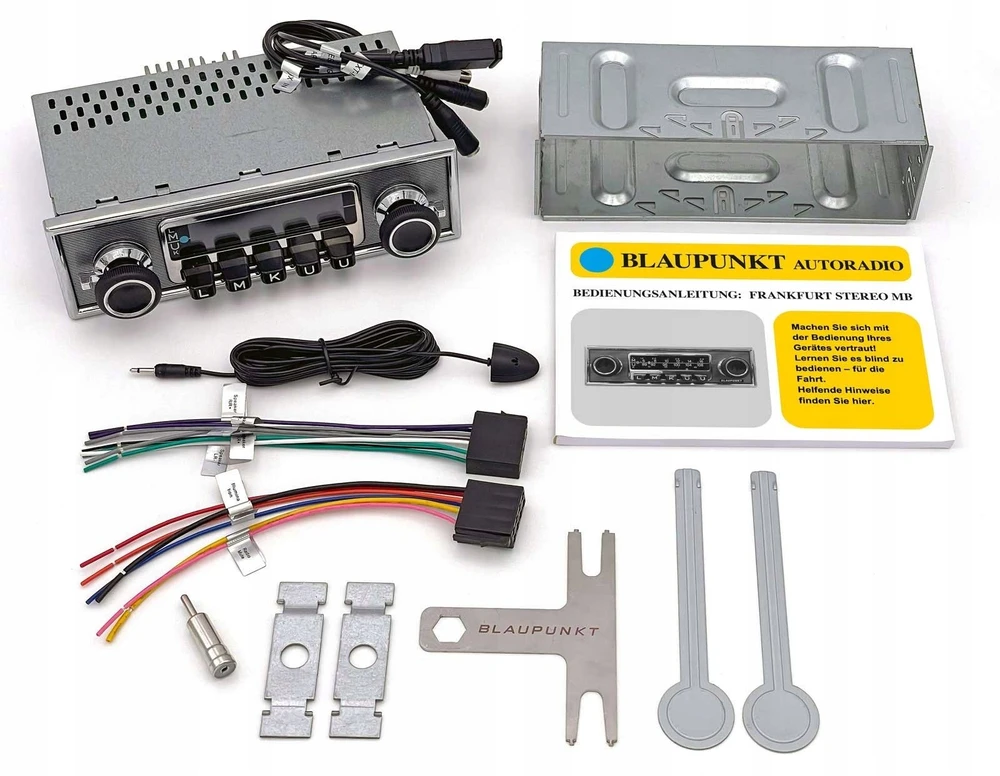 Automagnetola Blaupunkt RETRO CAR Radijas FRANKFURT STEREO MB Bilradio Retro design