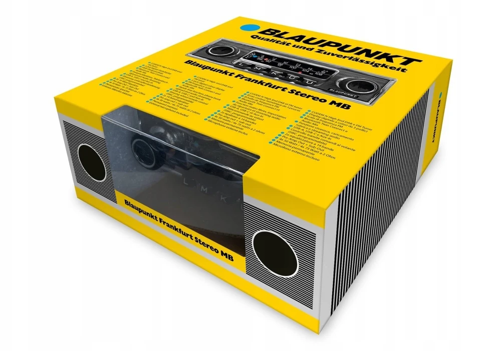 Automagnetola Blaupunkt RETRO CAR Radijas FRANKFURT STEREO MB Bilradio Retro design