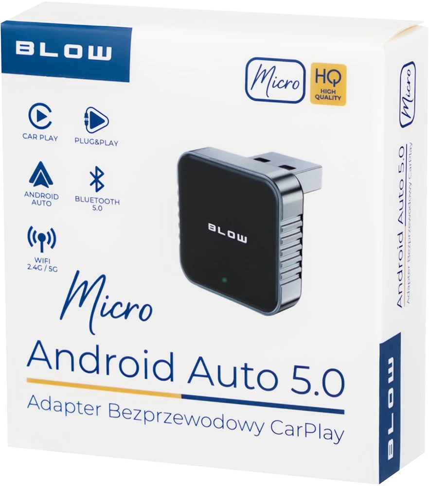 CarPlay / AndroidAuto 5.0 universalus adapteris BLOW micro