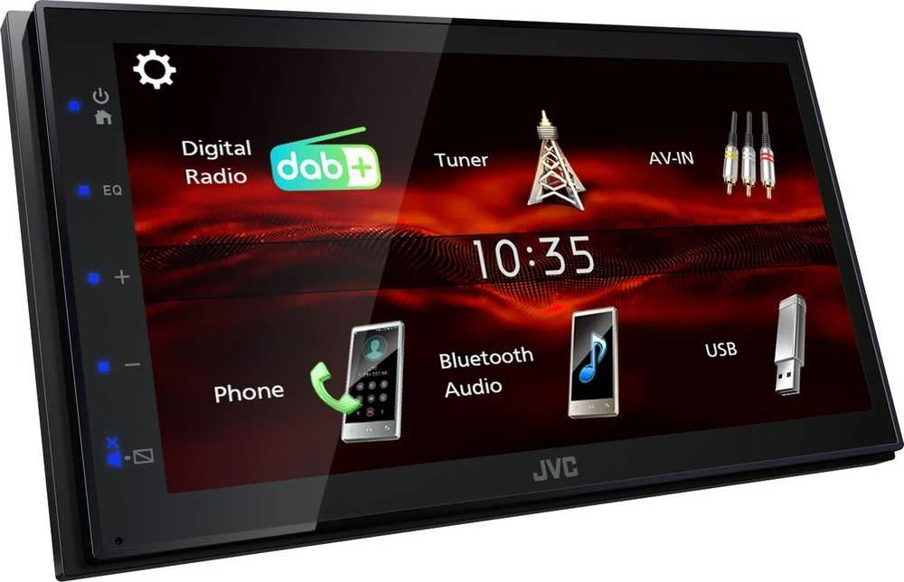 Automagnetola JVC KW-M180DBT