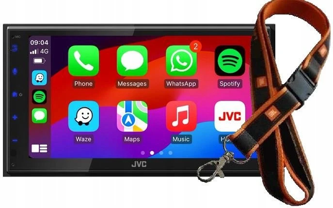 Automagnetola JVC, KW-M695DBW 2-DIN AV grotuvas su 6.8" ekranu, Bluetooth