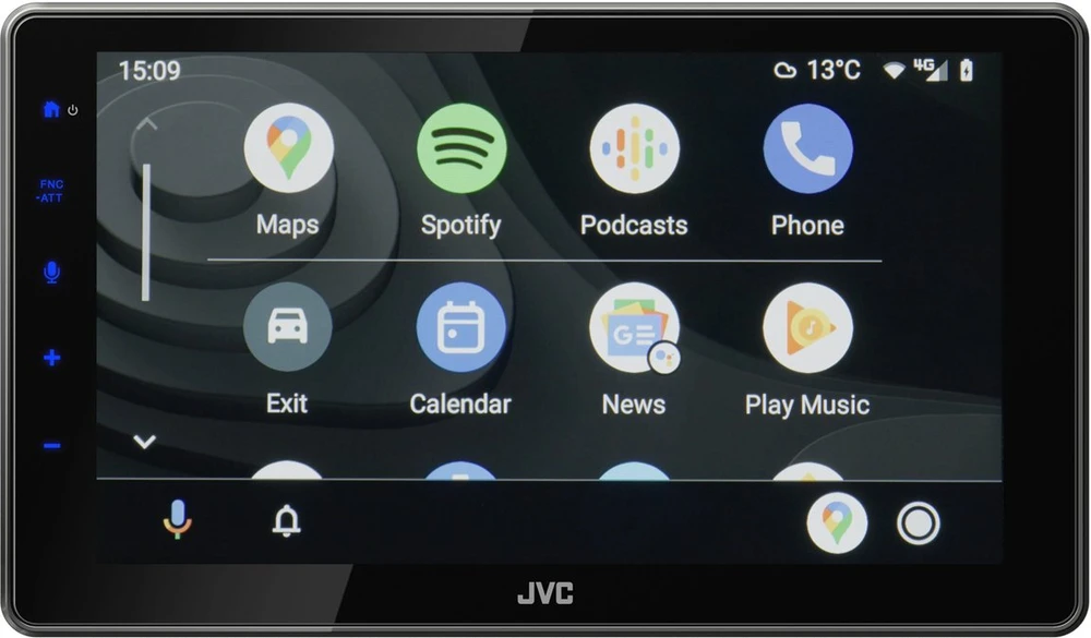 Automagnetola JVC, KW-Z900DBW 1-DIN AV grotuvas su 9" ekranu, Bluetooth