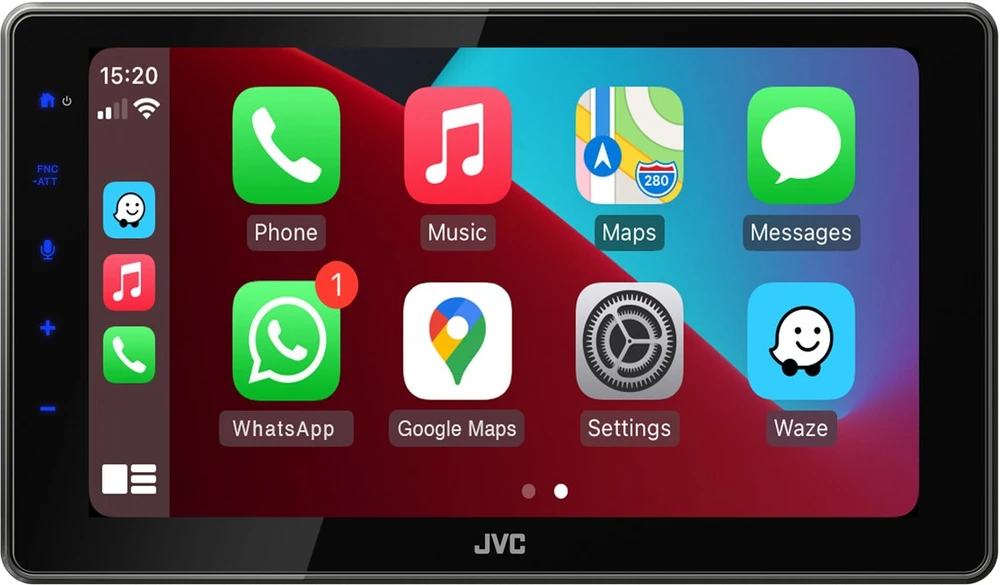 Automagnetola JVC, KW-Z900DBW 1-DIN AV grotuvas su 9" ekranu, Bluetooth