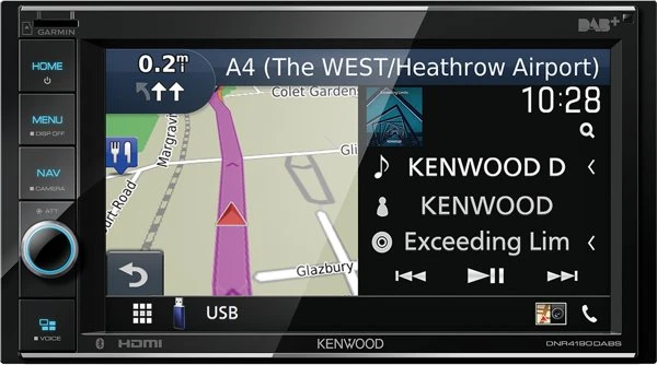 Automagnetola Kenwood automobilio radijas Kenwood DNR-4190DABS