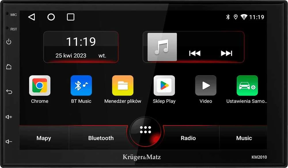 Automagnetola Kruger & Matz KM2010 CarPlay / AndroidAuto Car Radio