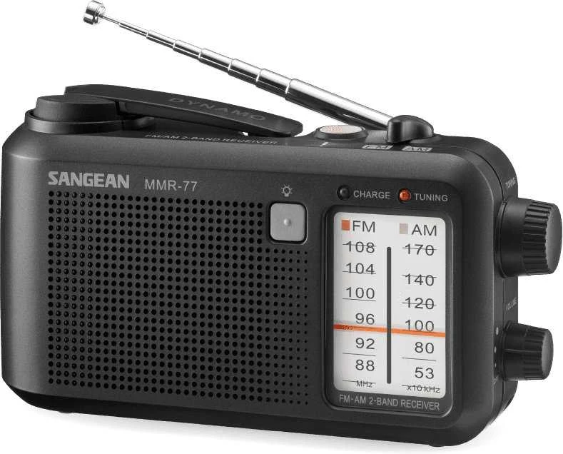 Radijas Sangean / MMR-77 Matt Juodas