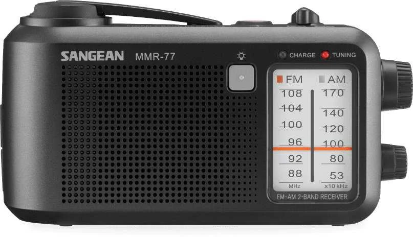 Radijas Sangean / MMR-77 Matt Juodas