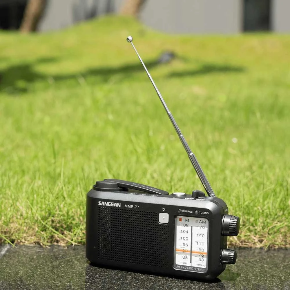 Radijas Sangean / MMR-77 Matt Juodas