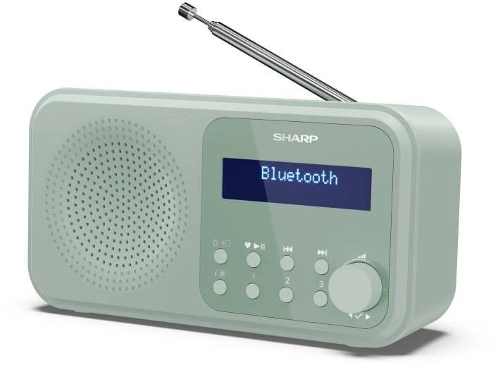 Sharp Tokyo Digital Radio | DR-P420(GN) | Bluetooth | Belaidė jungtis | Portable | Aquamarine Žalias