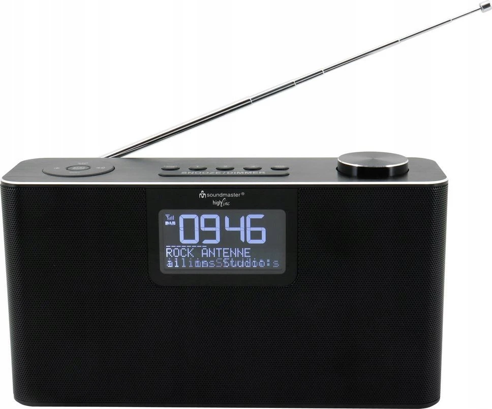 Radijas Soundmaster DAB700SW Asmeninis radijas Analoginis ir skaitmeninis Juodas