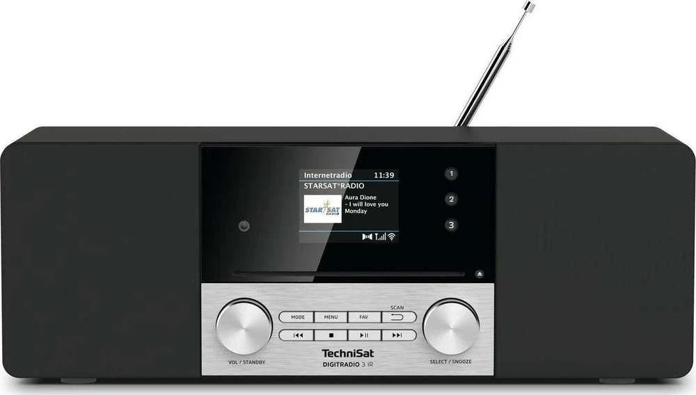 Technisat DigitRadio 3 IR juodas sidabrinis