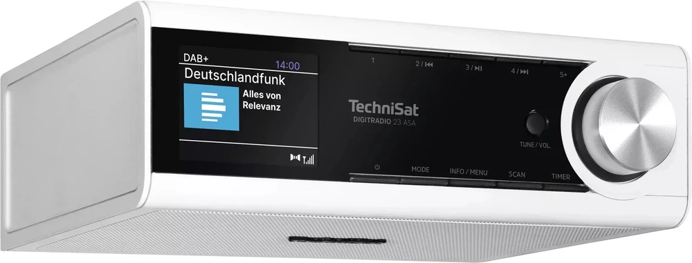 TechniSat virtuvinis DAB+/FM radijas su Bluetooth ir ASA funkcija DIGITRADIO 23 ASA 0001/3985