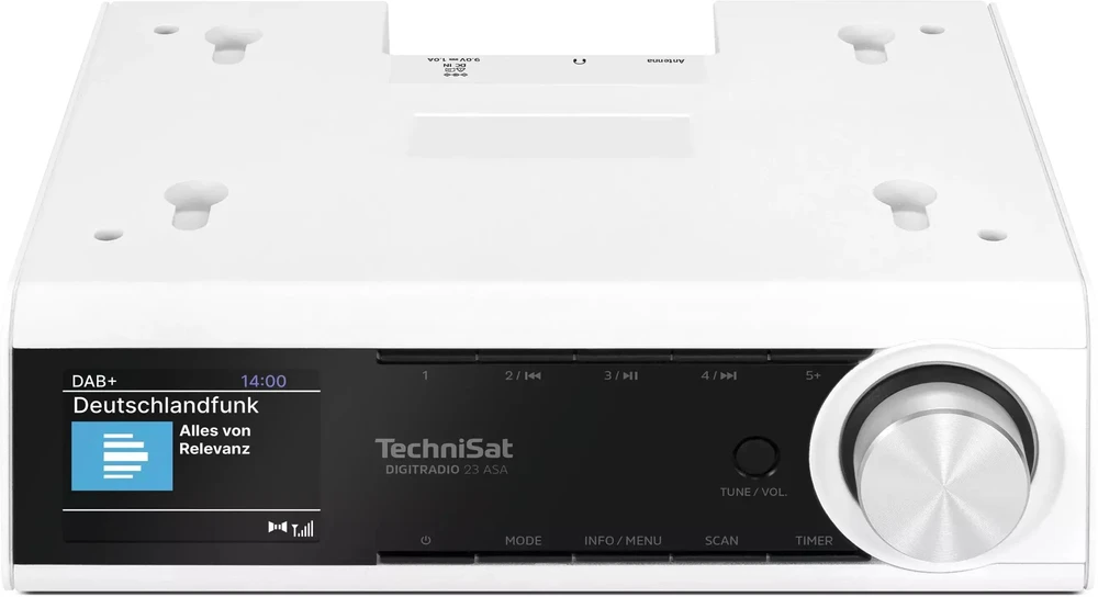 TechniSat virtuvinis DAB+/FM radijas su Bluetooth ir ASA funkcija DIGITRADIO 23 ASA 0001/3985