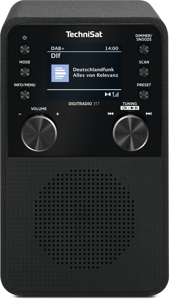 Radio TechniSat Technisat DigitRadio 317 juoda