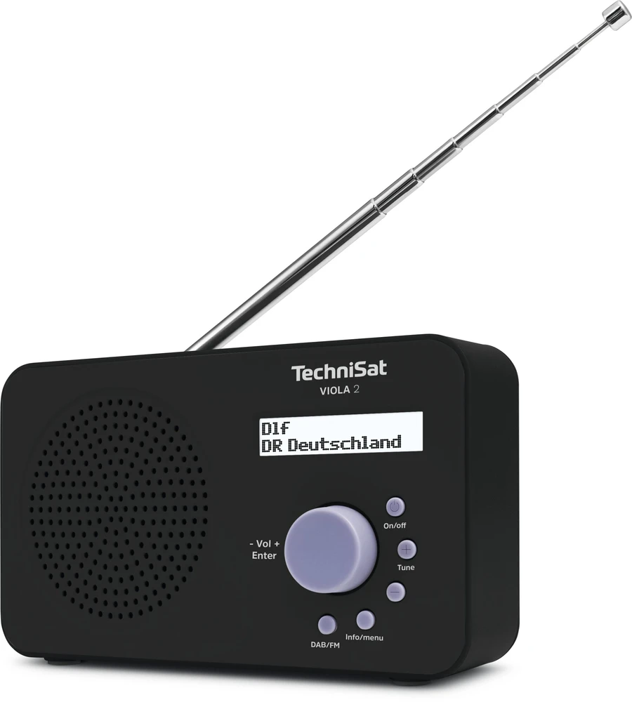 Radio TechniSat Technisat VIOLA 2 juoda