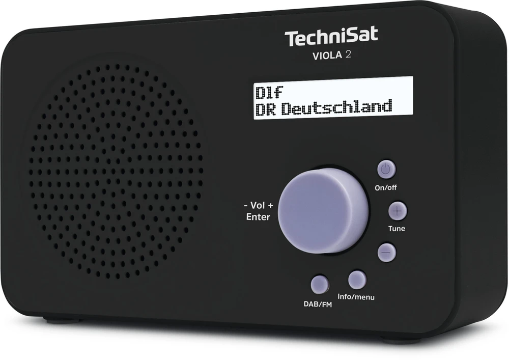 Radio TechniSat Technisat VIOLA 2 juoda