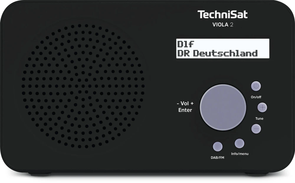 Radio TechniSat Technisat VIOLA 2 juoda