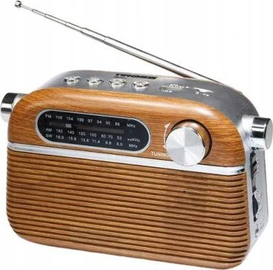TIROSS Radijas PORTABLE Įkraunamas USB / Bluetooth
