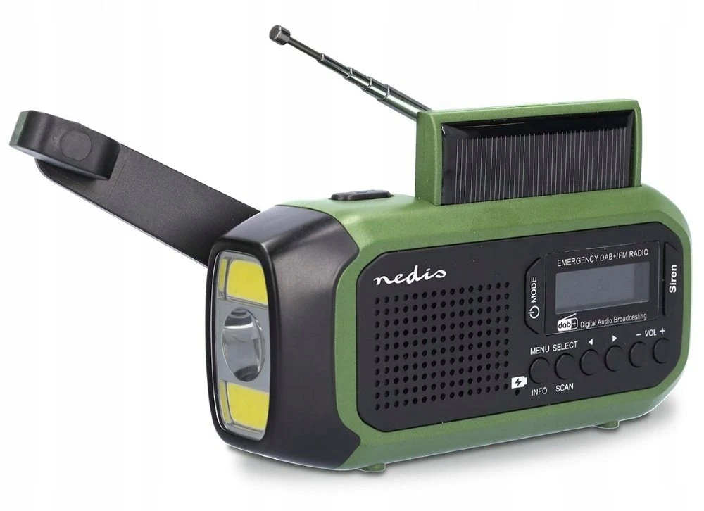 Radio Nedis RDDBCR2000GN DAB+ Juodas/Žalias