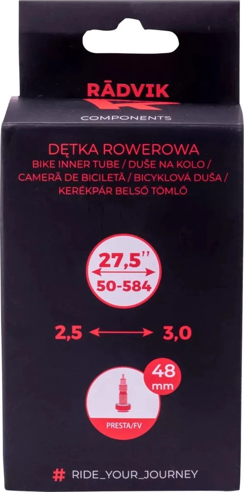 Radvik Dviračio kamera 27.5" X 2.5/3.0 FV48
