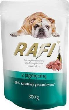 Drėgnas Šunų Maistas - Dolina Noteci Rafi su Aviena, Mėlynė, Spanguolė 300g