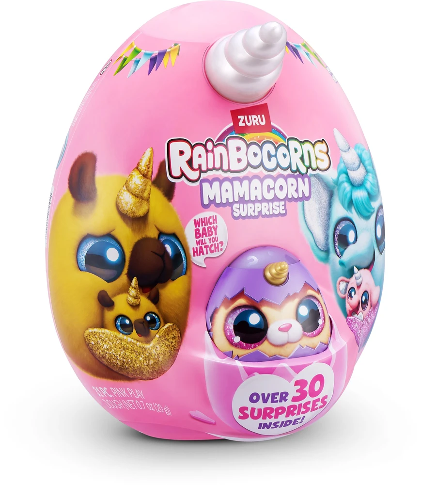 RAINBOCORNS pliušinis žaislas su aksesuarais Mamacorn, asort., 92121