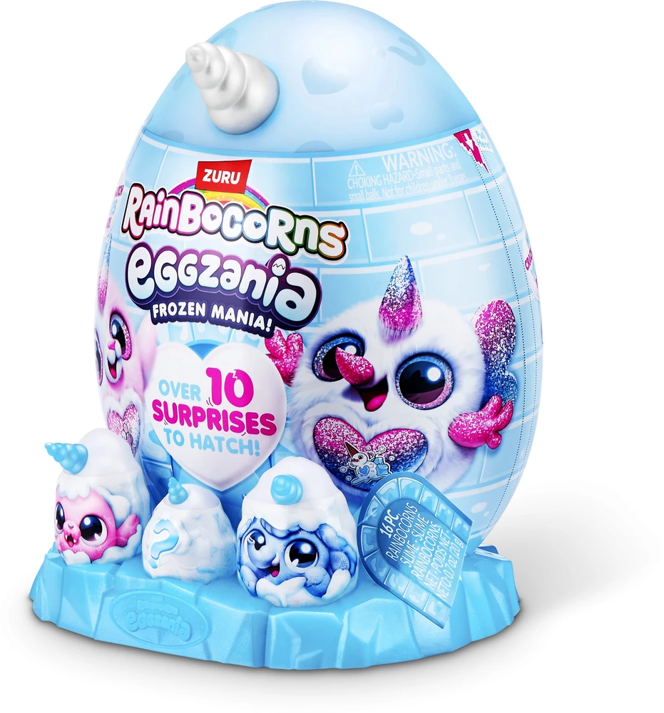 RAINBOCORNS pliušinis žaislas su aksesuarais Eggzania, asort., 92119