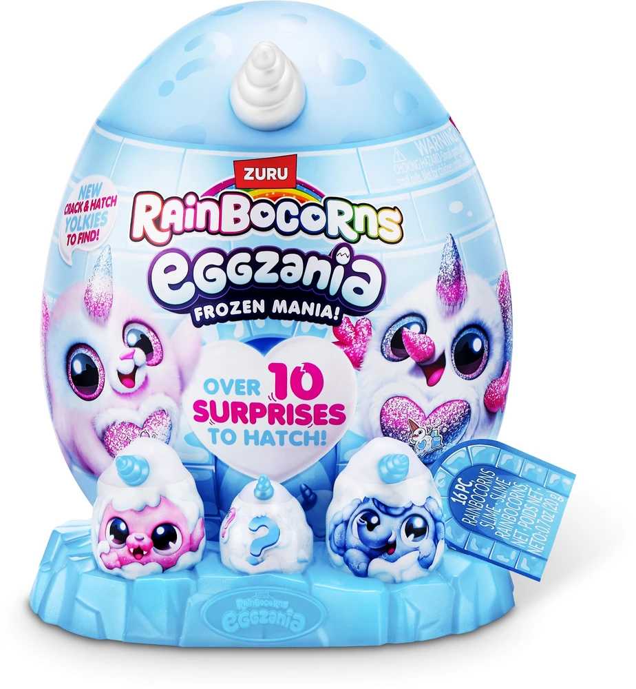 RAINBOCORNS pliušinis žaislas su aksesuarais Eggzania, asort., 92119