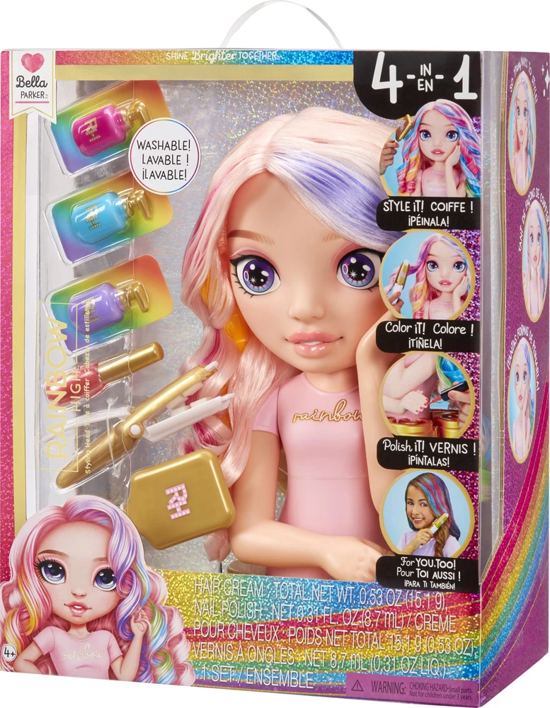 Rainbow High Styling Head plaukų formavimo lėlės modelis – rinkinys (120889/1)
