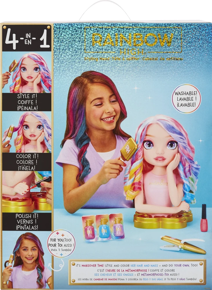 Rainbow High Styling Head plaukų formavimo lėlės modelis – rinkinys (120889/1)