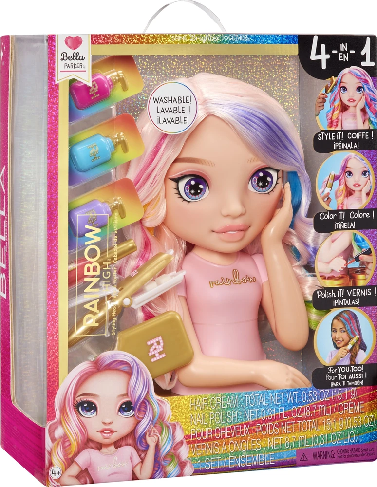 Rainbow High Styling Head plaukų formavimo lėlės modelis – rinkinys (120889/1)