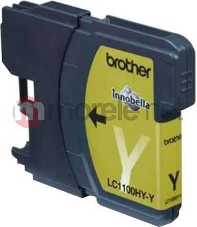 Brother Brolis rašalo kasetė geltona LC-1100HYY