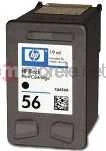 Hewlett Packard (HP) HP 56 Juodas rašalo kasetė, 450 puslapių, skirta HP DeskJet 450, 5652, 5150, 5850, 7150, Officejet 6110