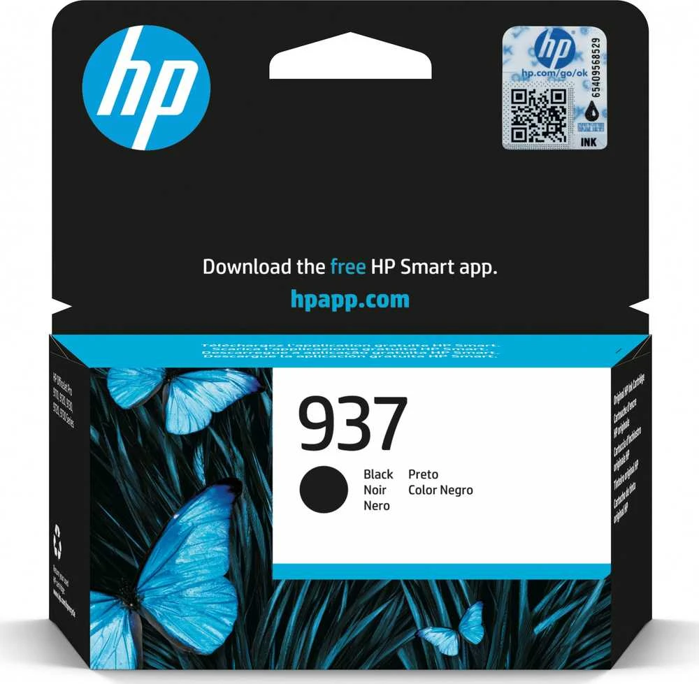HP No. 937 juoda Instant Ink