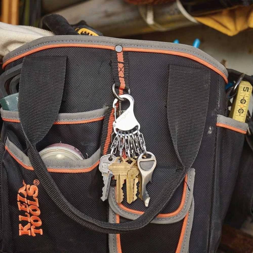 Raktų juosta Nite Ize KeyRack + 6x mikro karabino nerūdijantis plienas (KLK-11- R3)