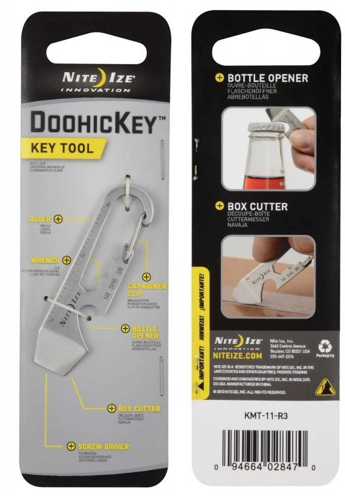 Breloczek Nite-Ize Micro tool DoohicKey nerūdijantis plienas (KMT-11-R3)