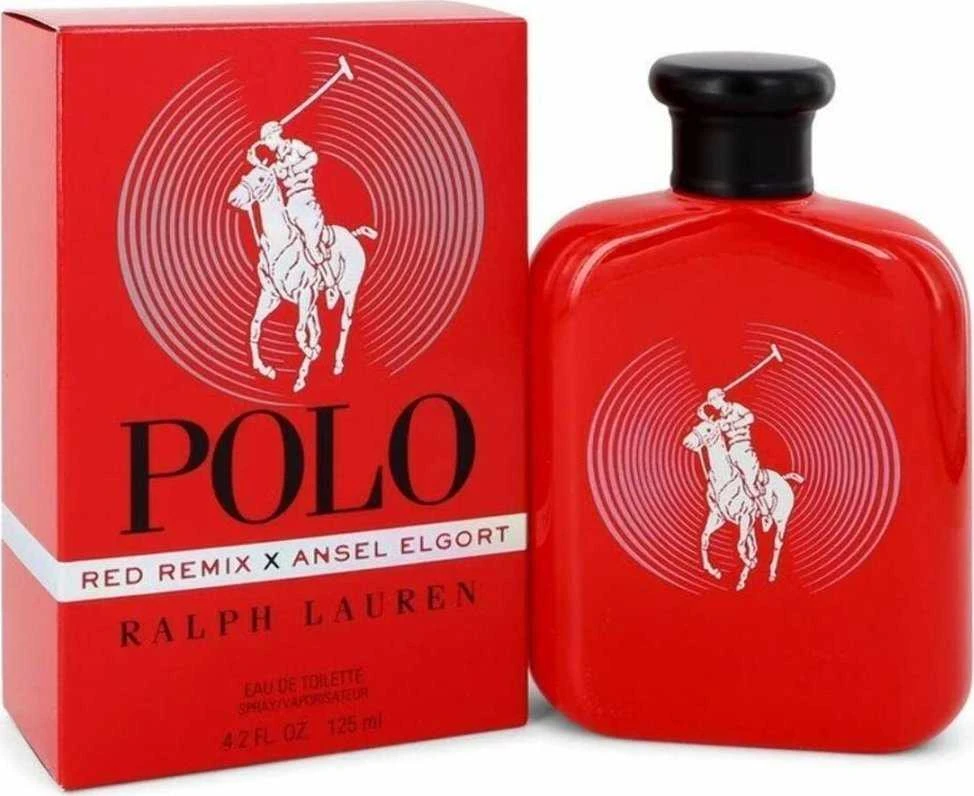 Ralph Lauren Polo Raudona Remix X Ansel Elgort EDT tualetinis vanduo vyrams, 125 ml