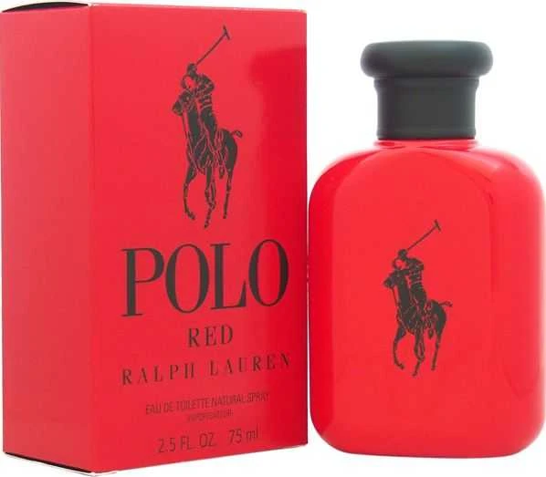 Ralph Lauren Polo Raudona EDT tualetinis vanduo vyrams, 75 ml