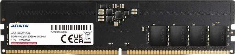 RAM ADATA Atmintis Premier DDR5 4800 DIMM 32GB 4800 SingleTray