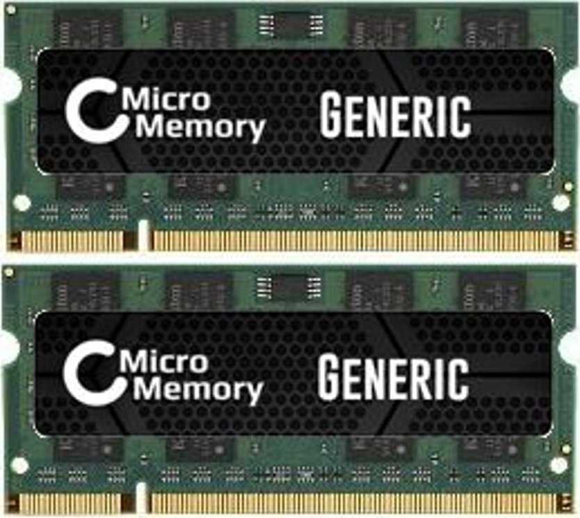 RAM Coreparts Dedikuota atmintis MicroMemory 4GB rinkinys DDR2 800MHZ SO-DIMM - MMA1070/4GB