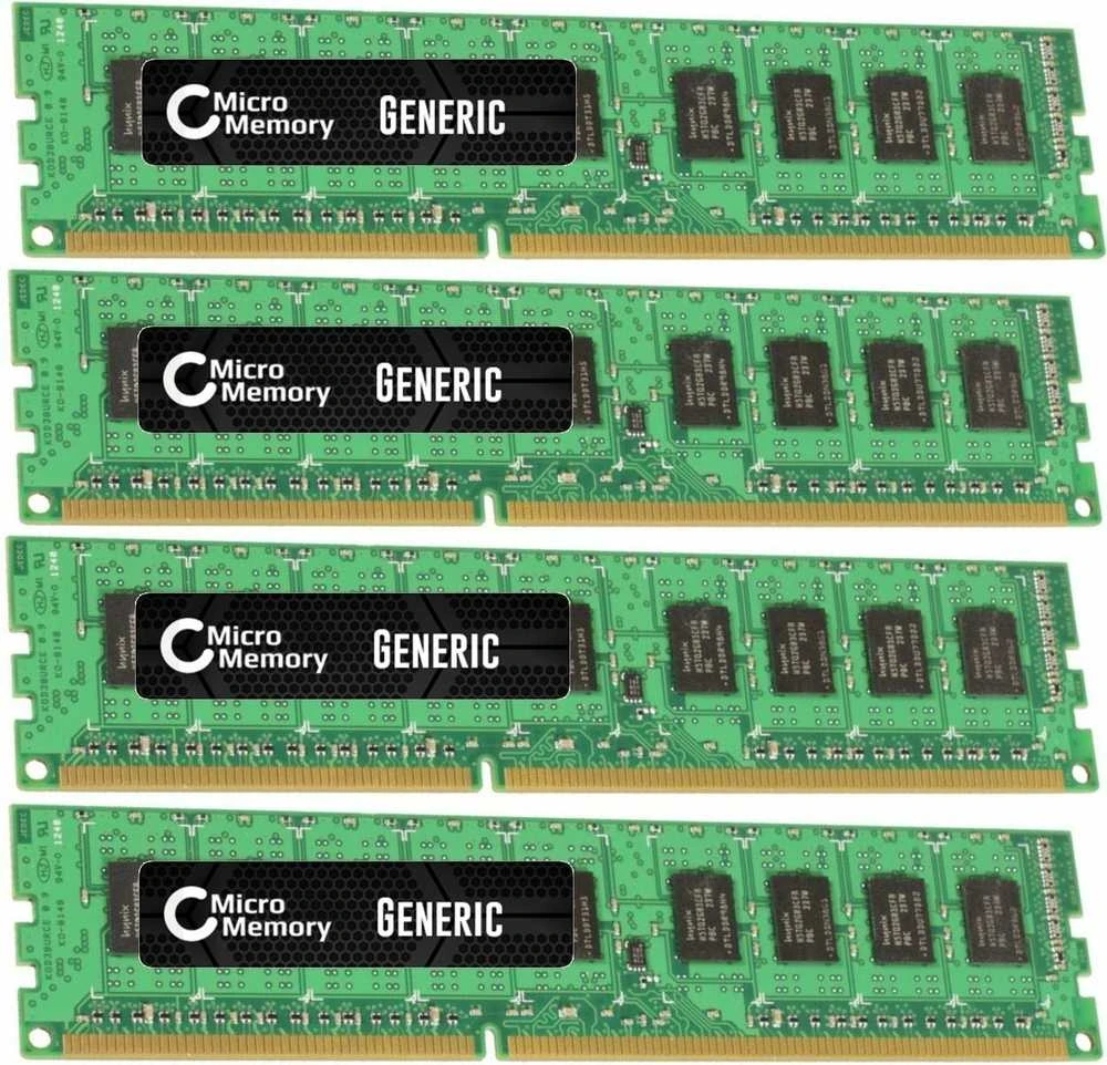 Keturios DDR3 RAM atminties plokštelės