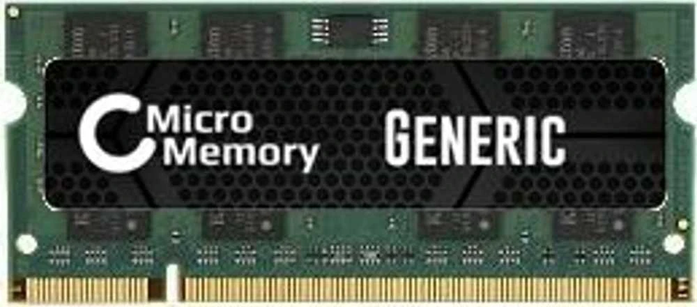 MicroMemory RAM atminties modulis su juodu lipduku