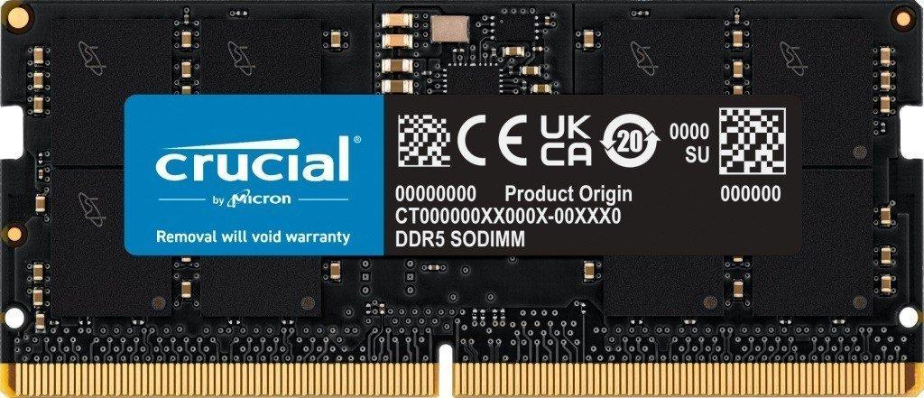 Nešiojamo kompiuterio atmintis Crucial Labai svarbus 16 GB DDR5-5600 SODIMM CL46 (16 Gbit)