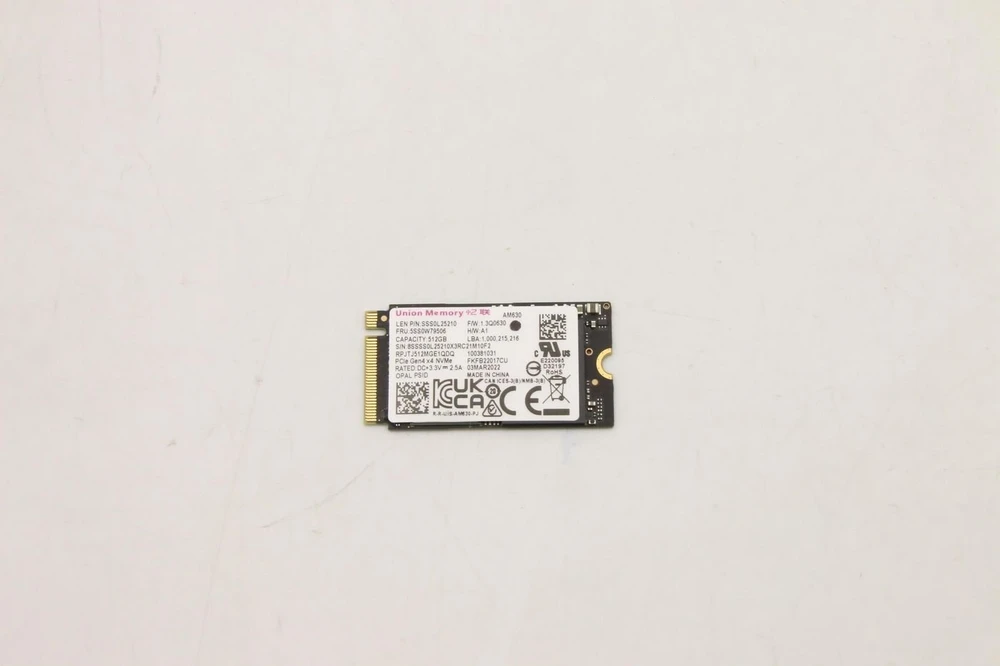 Atmintis do laptopa Lenovo M.2 2242 PCIe 4.0 SSD 512GB