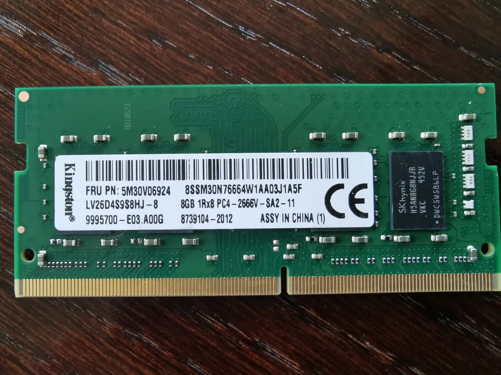 RAM Atmintis do laptopa Lenovo 8GB D4 26S LV26D4S9S8HJ-8
