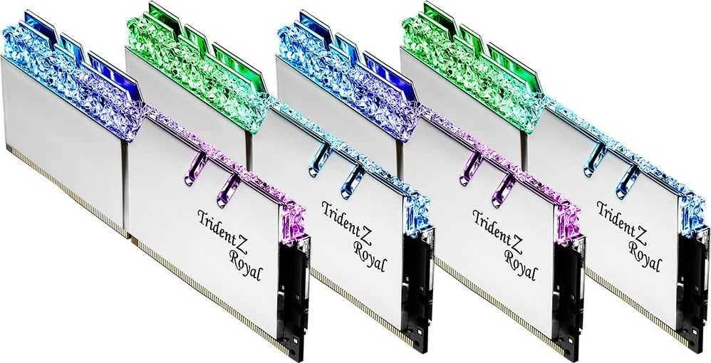 G.Skill Trident Z Royal 64GB DDR4 su spalvotu kristalų apšvietimu