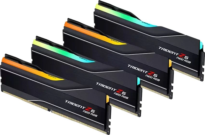 G.Skill Trident Z5 Neo RGB F5-6000J3244G64GX4-TZ5NR atminties modulis 256 GB 4 x 64 GB DDR5 6000 MT/s