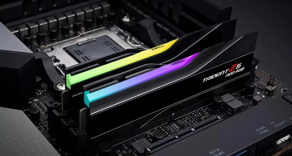 G.Skill Trident Z5 Neo RGB F5-6000J3244G64GX4-TZ5NR atminties modulis 256 GB 4 x 64 GB DDR5 6000 MT/s